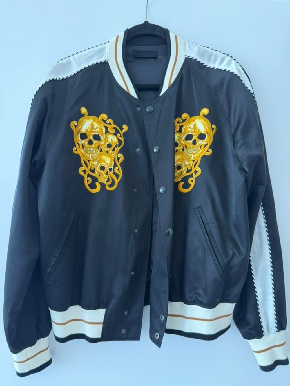 Alexander Mcqueen, Size 50 (Medium), Black White & Gold,